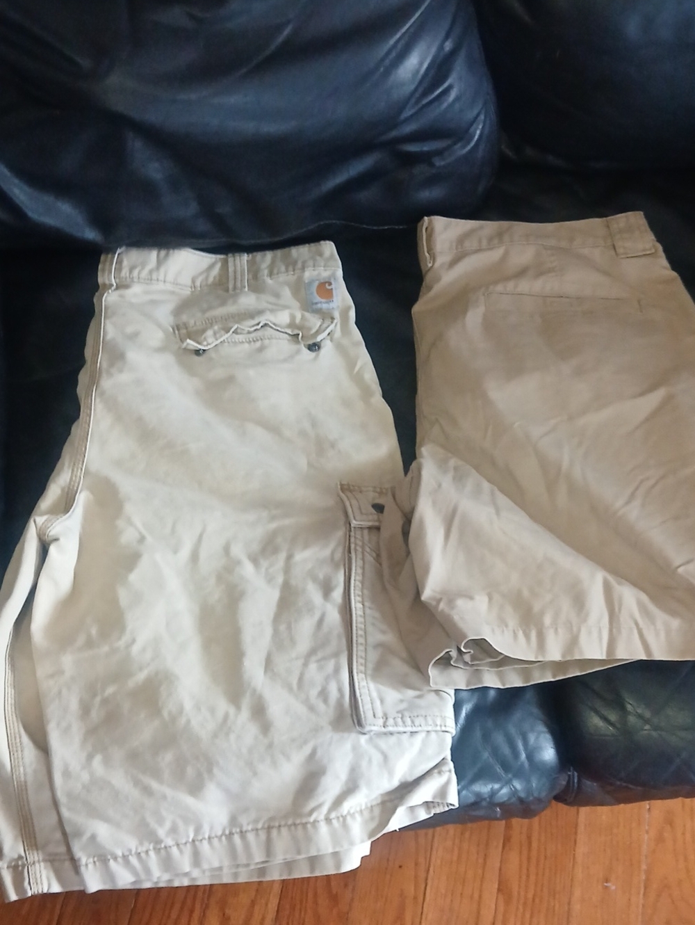 Men's Tan Work Chinos - Utility Shorts Bundle